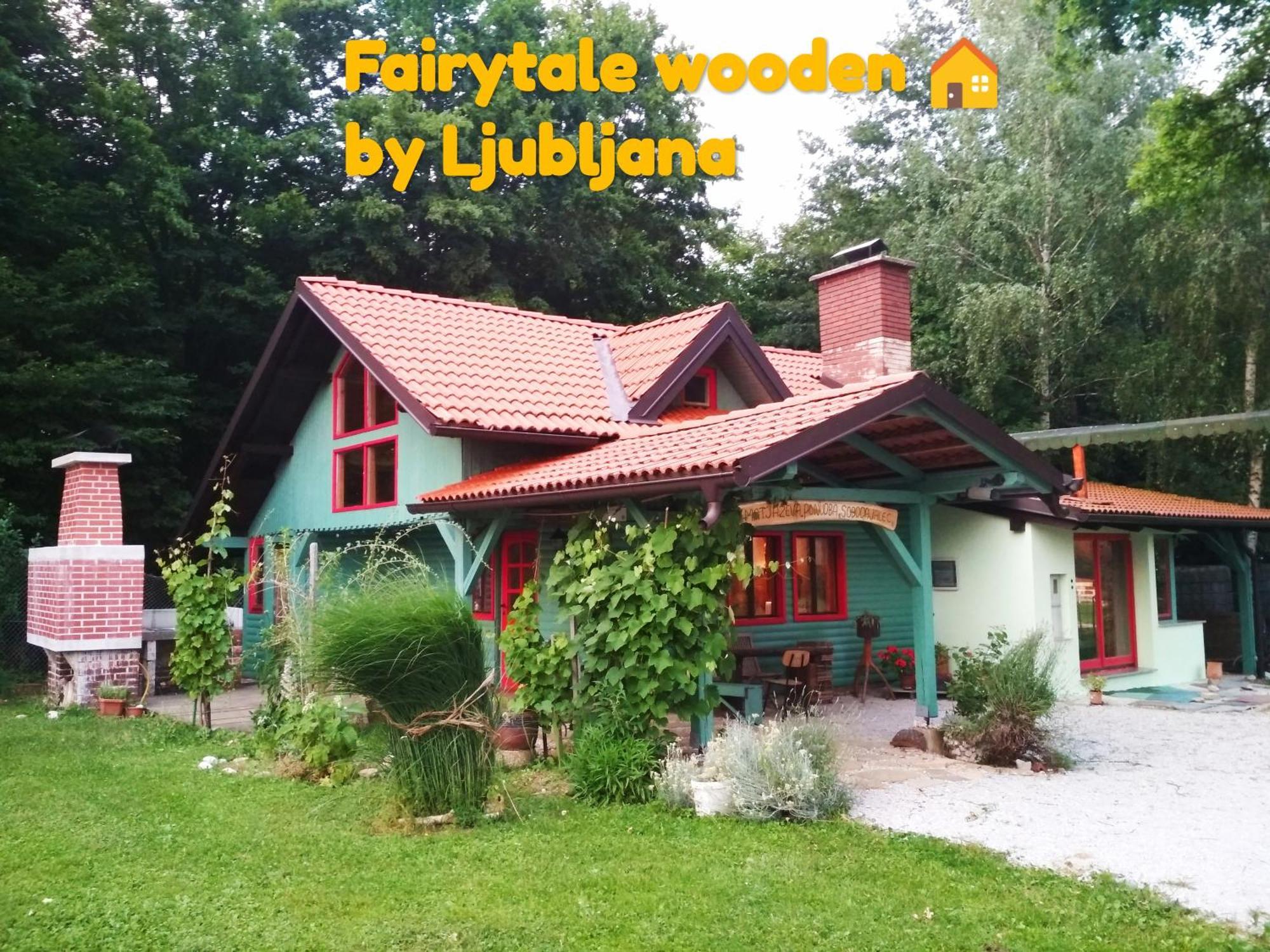 Вілла Fairytale Wooden House By Ljubljana Гросуплє Екстер'єр фото