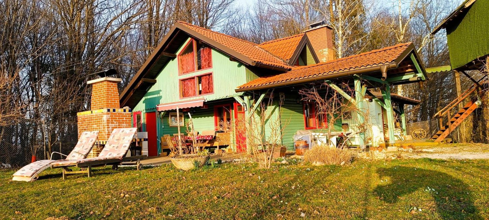 Вілла Fairytale Wooden House By Ljubljana Гросуплє Екстер'єр фото